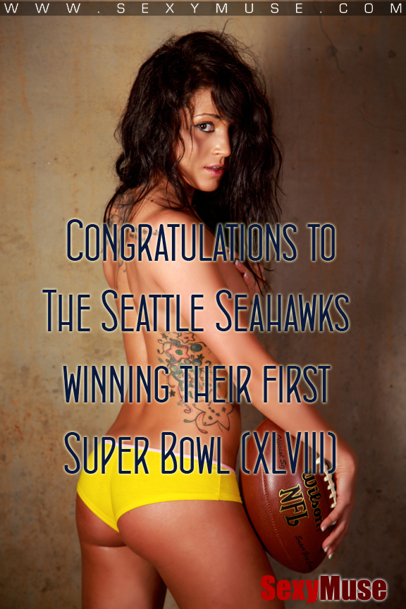 Congratulations to The Seattle Seahawks winning their first Super Bowl (XLVIII)